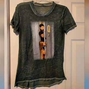 Jerry Leigh Friends T Shirt Lightweight Sheer XS Rachel Joey Phoebe Ross Door